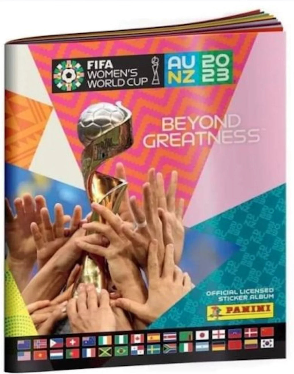 Panini FIFA Women's World Cup 2023 Album + 25 Packs (125 Sizetickers)