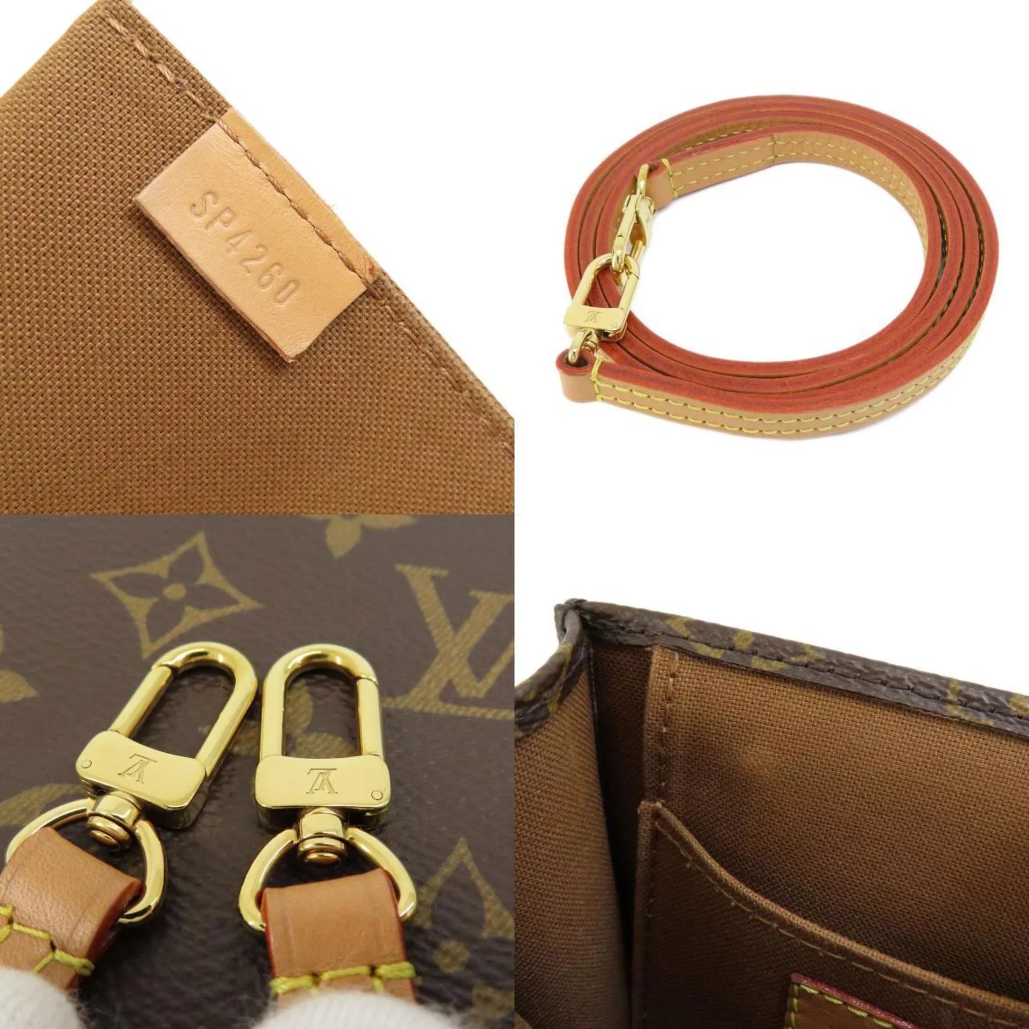 Pre-Owned Louis Vuitton M69442 Petite Sizeac Pla Monogram Handbag Canvas Women's LOUISize VUITTON (Good)