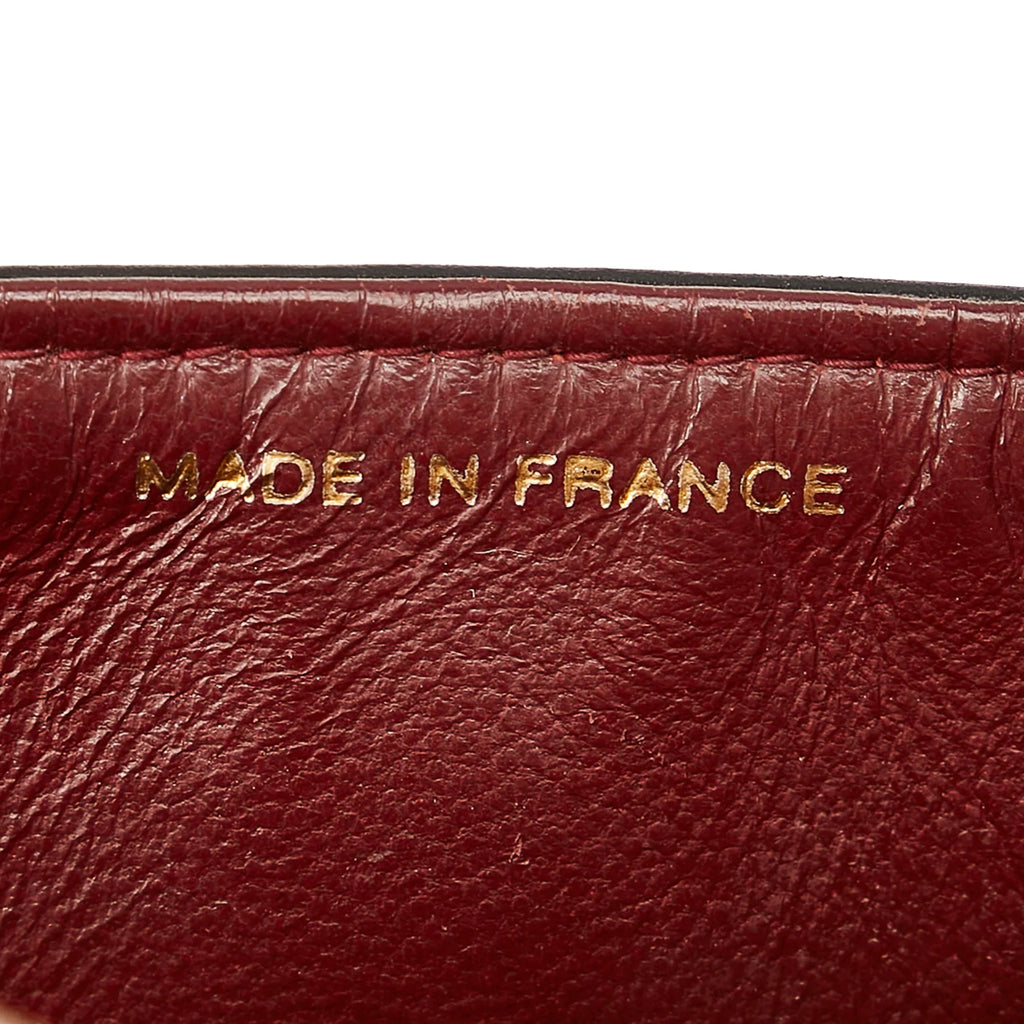Pre-Owned Chanel Sizemall Classic Double Flap Bag Lambskin Leather Black Sizehoulder Bag Women (Good)