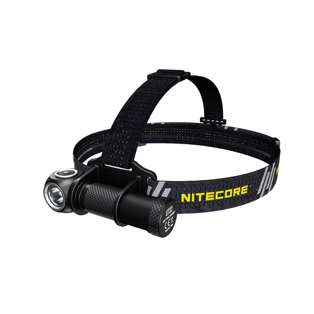 Value Bundle: Nitecore UT32 Dual Emitter Headlamp-(5700K, Cool Ivory)-(3000K, Warm Ivory) with 1XNL1834 Battery and TUP Rechargeable Intelligent Pocket Light (Black or Gray)