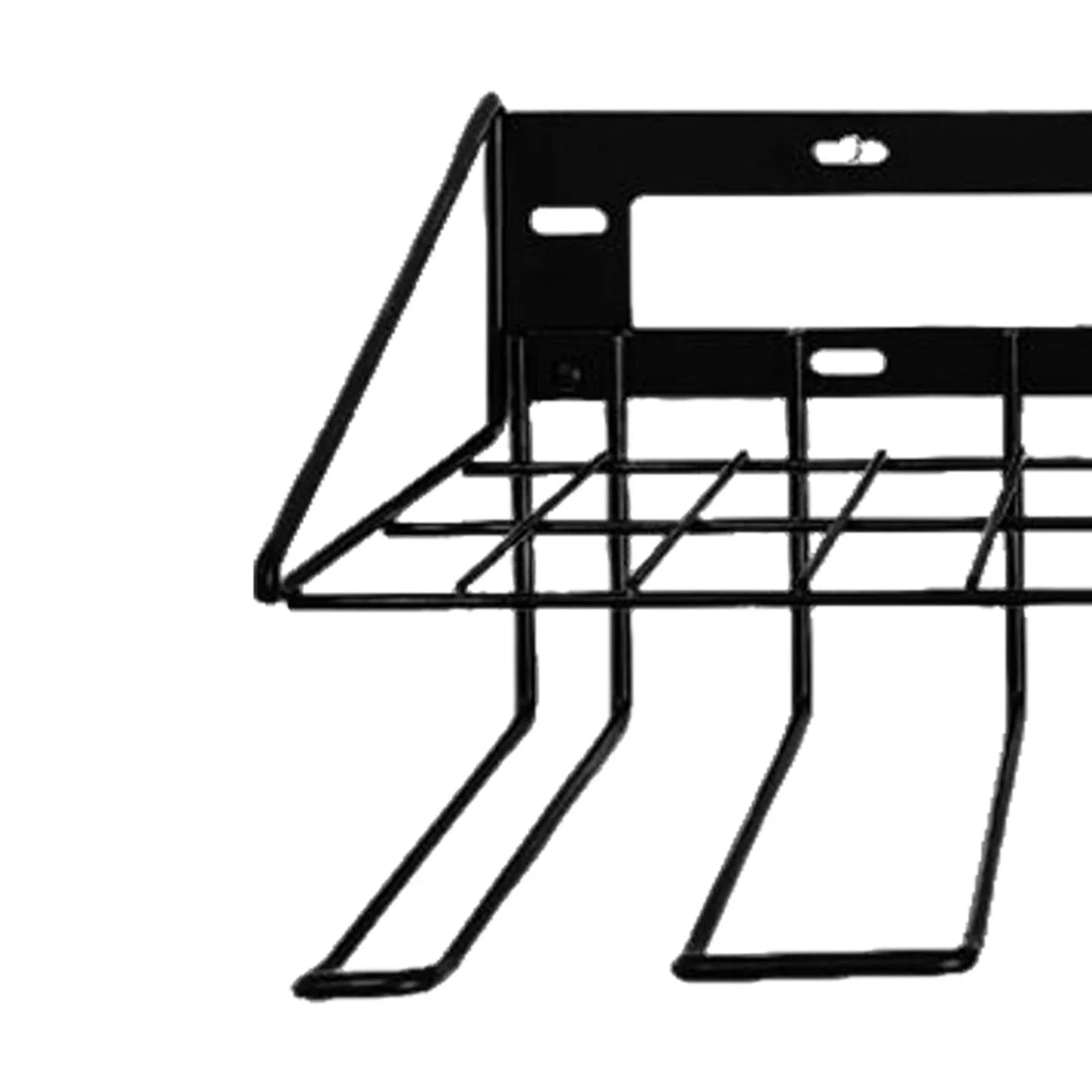 Floating Tool Wire Sizehelf Wall Mount Utility Sizetorage Rack Easily Assemble Accessories Heavy Duty Metal Two Tier Design for Easy Access