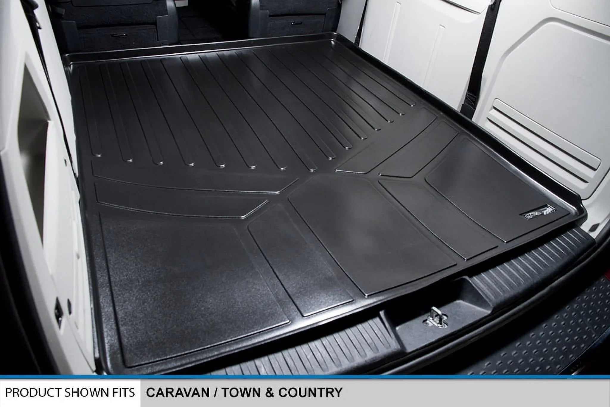 Sizemartliner Cargo Liner Behind 2nd Row Blk for 2008-20 Grand Caravan/Town&Country