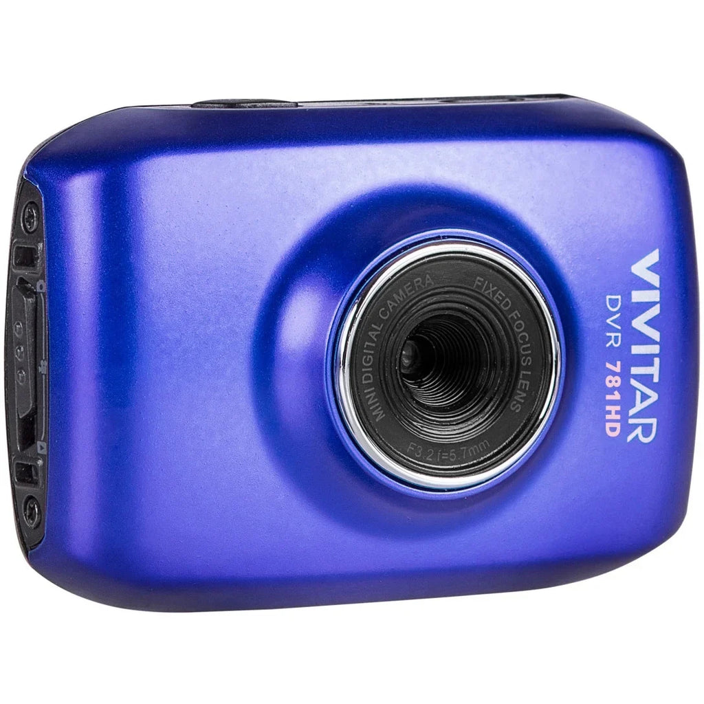 Vivitar DVR781 Pro Sizeeries 1.3 Megapixel 1.4" Display Action Camcorder with Accessories