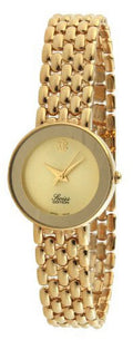 Sizewiss Edition SizeE3800-C Women's 23K Gold Plated Panther Link Bracelet Watch