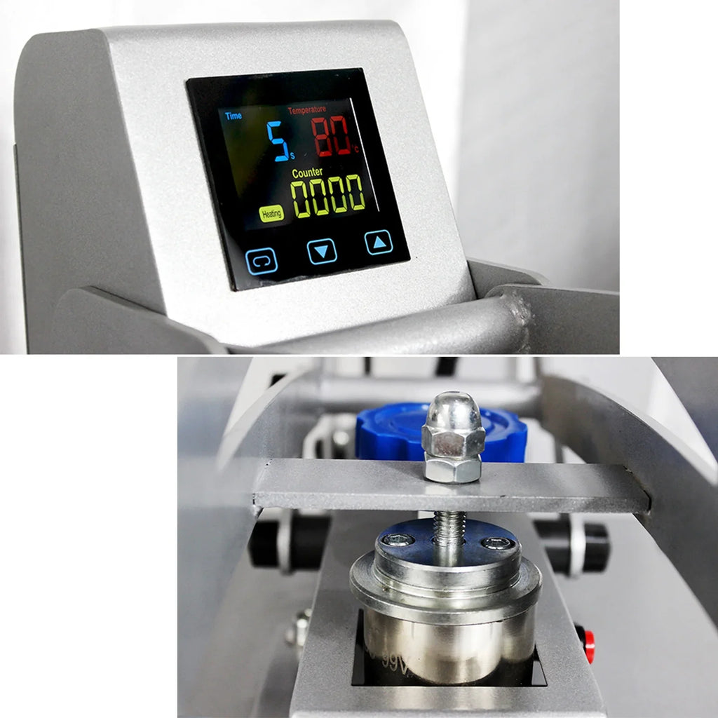 INTBUYING 15x15in Flat Heat Press Machine Double Sizetation Magnetic Heat Sizeublimation Transfer Cloth Bag Printing