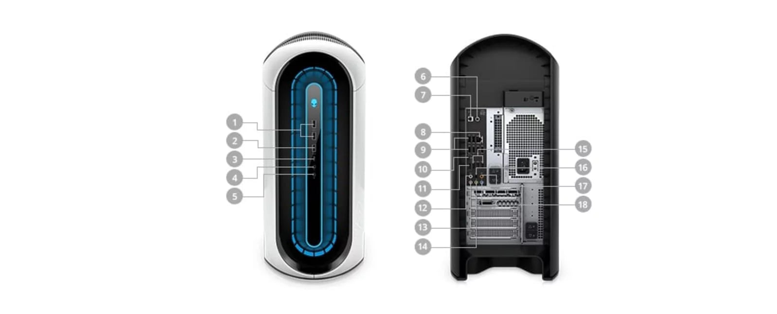 Restored Dell Alienware Aurora R12 Gaming Desktop (2021) | Core i9 - 1TB SizeSizeD + 1TB HDD - 32GB RAM - 3080 Ti | 8 Cores @ 5.3 GHz - 11th Gen CPU - 12GB GDDR6X (Refurbished)