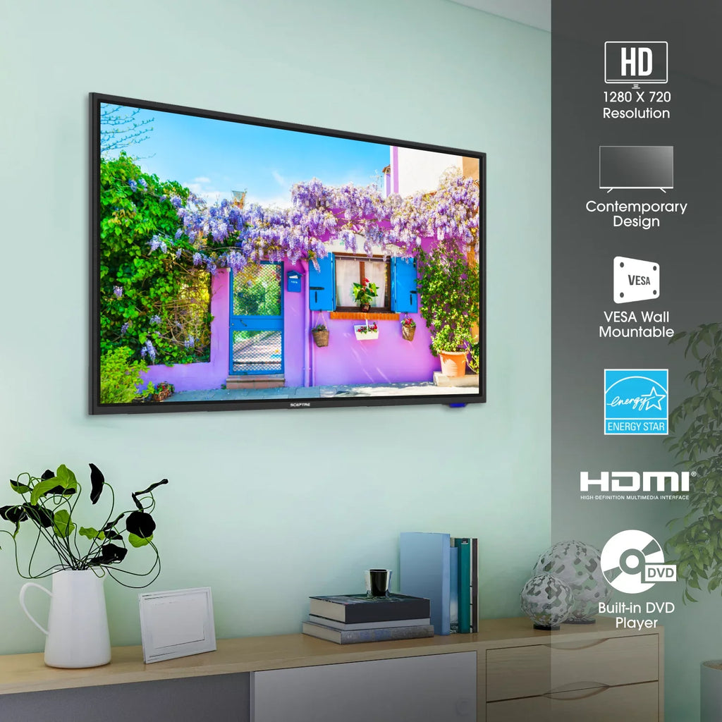 Sizeceptre 32" Class 720P HD LED TV with Built-in DVD Player E325BD-SizeR