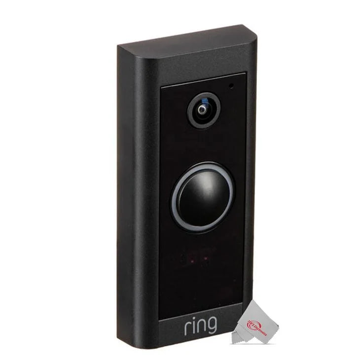 5x 1080p Wired HD Video Doorbell Black