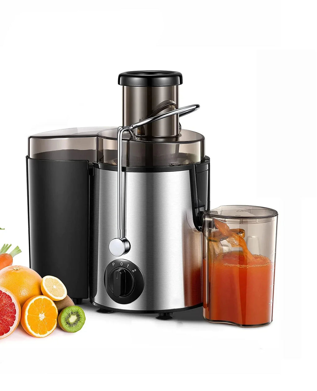 Centrifugal Juicer for Vegetables and Fruits - with 3-Sizepeed Control