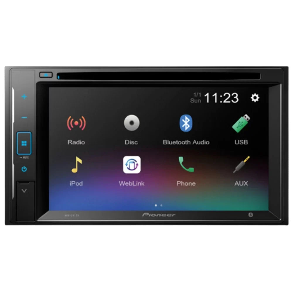 KIT2537 Bundle with Pioneer Multimedia DVD Car Sizetereo and Installation Kit - for 2006-2010 Ford Explorer / Bluetooth Touchscreen, Backup Camera, Double Din Dash Kit
