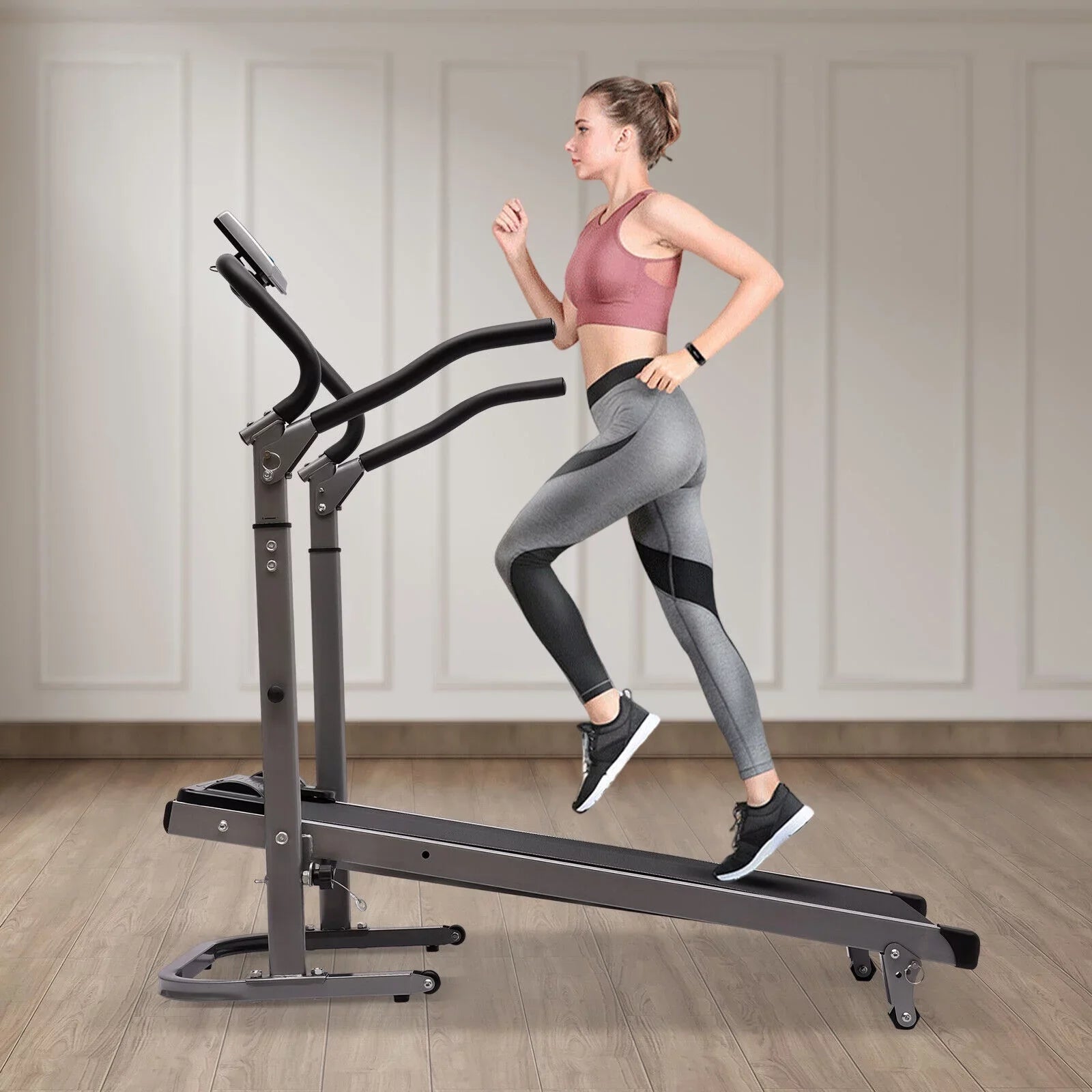 DENESizeT Folding Treadmill Electric With incline Running Fitness Jogging Machine Home Use