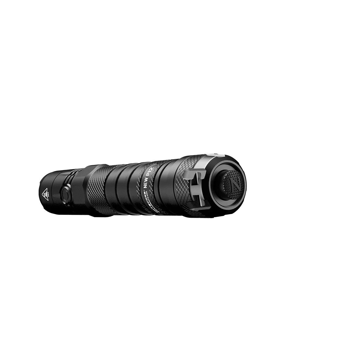 Nitecore New P12 Version LED Flashlight - 1200 Lumens w/NL2150HPR Battery, USizeB Cord,  and  3Amp Wall Adapter