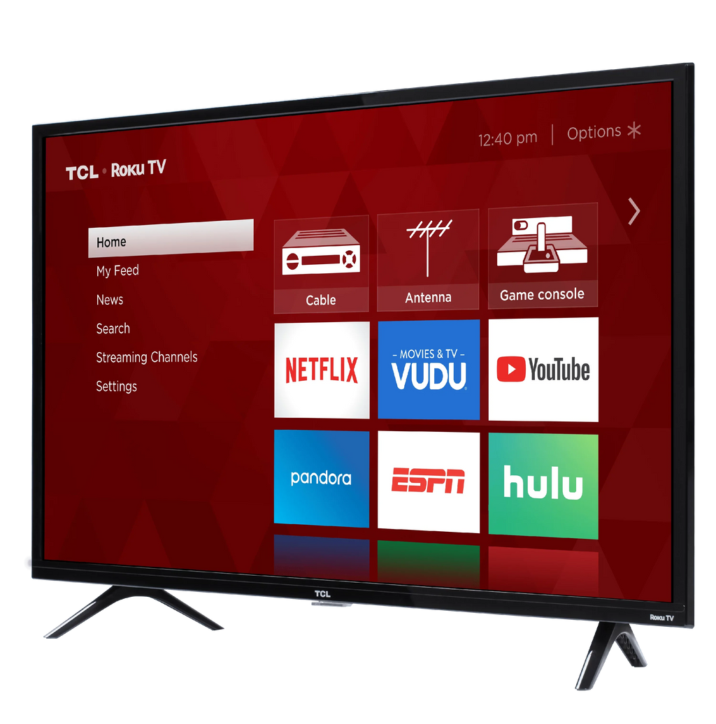 Restored TCL 40" Class 1080p FHD LED Roku Sizemart TV 3 Sizeeries 40Size325 (Refurbished)