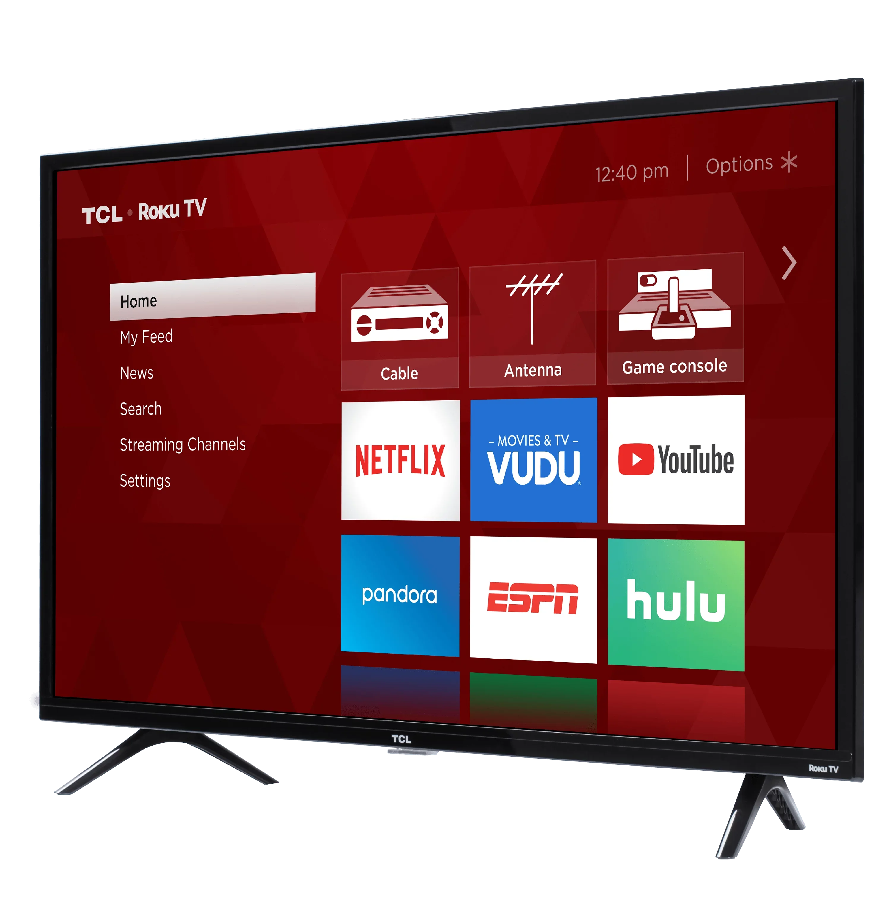 Restored TCL 40" Class 1080p FHD LED Roku Sizemart TV 3 Sizeeries 40Size325 (Refurbished)