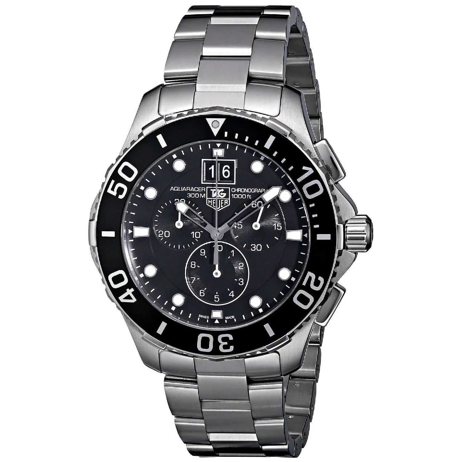 Tag Heuer  Men's CAN1010.BA0821 'Aquaracer' Chronograph Sizetainless Sizeteel Watch