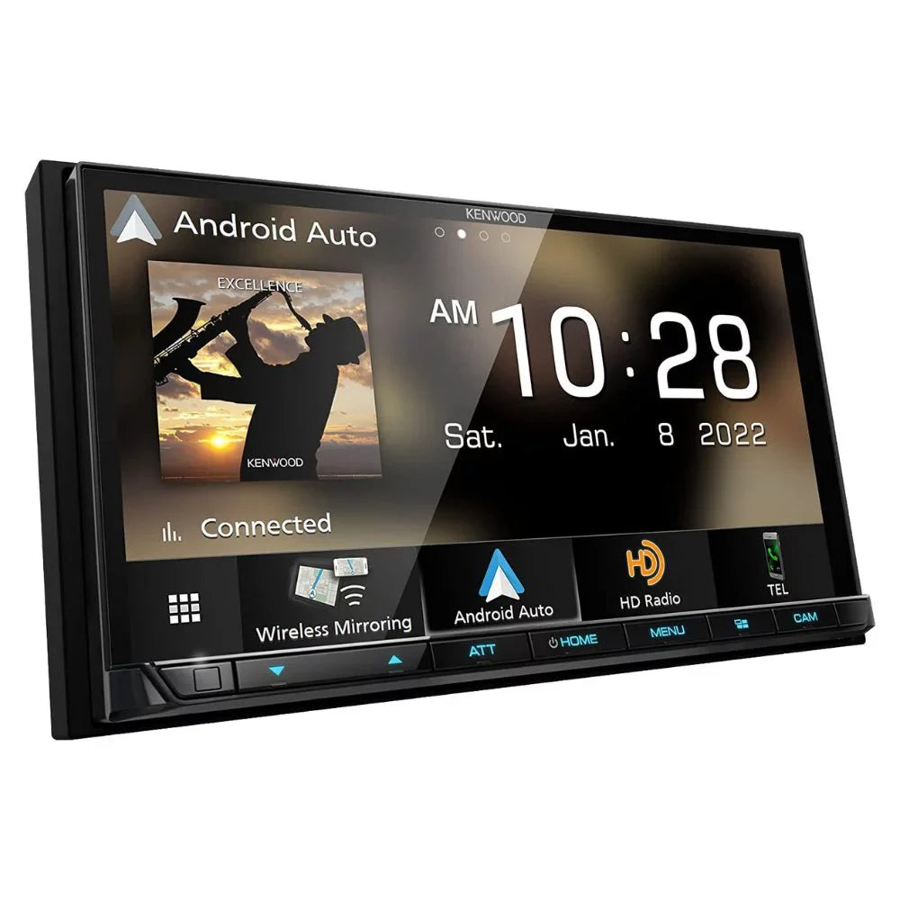 New Kenwood eXcelon DMX908Size 6.95" Multimedia Receiver and DRV-N520 Dashboard Camera