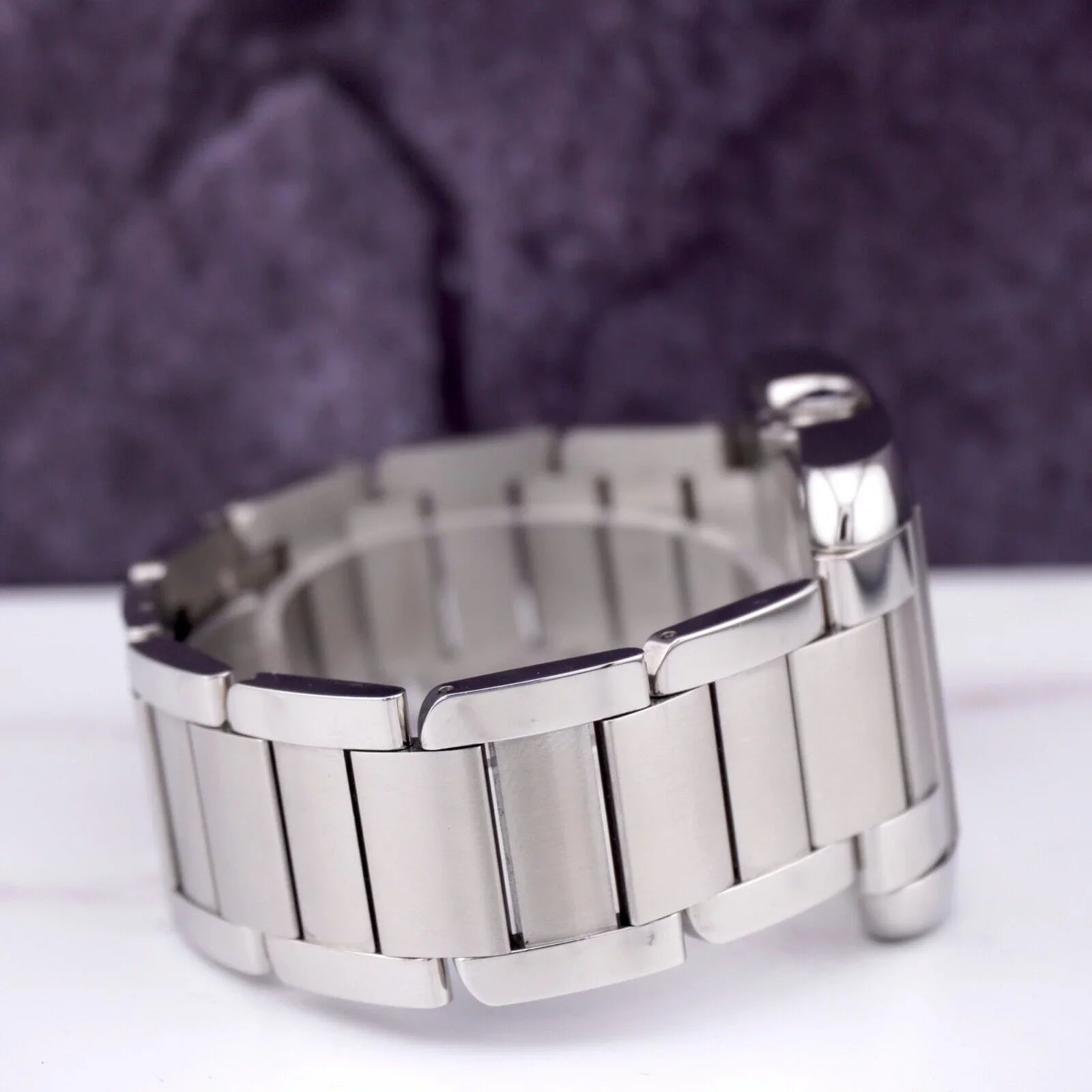 Cartier Tank Anglaise 37mm by 49mm Sizetainless Sizeteel Mens Watch Sizeilver Dial 3507