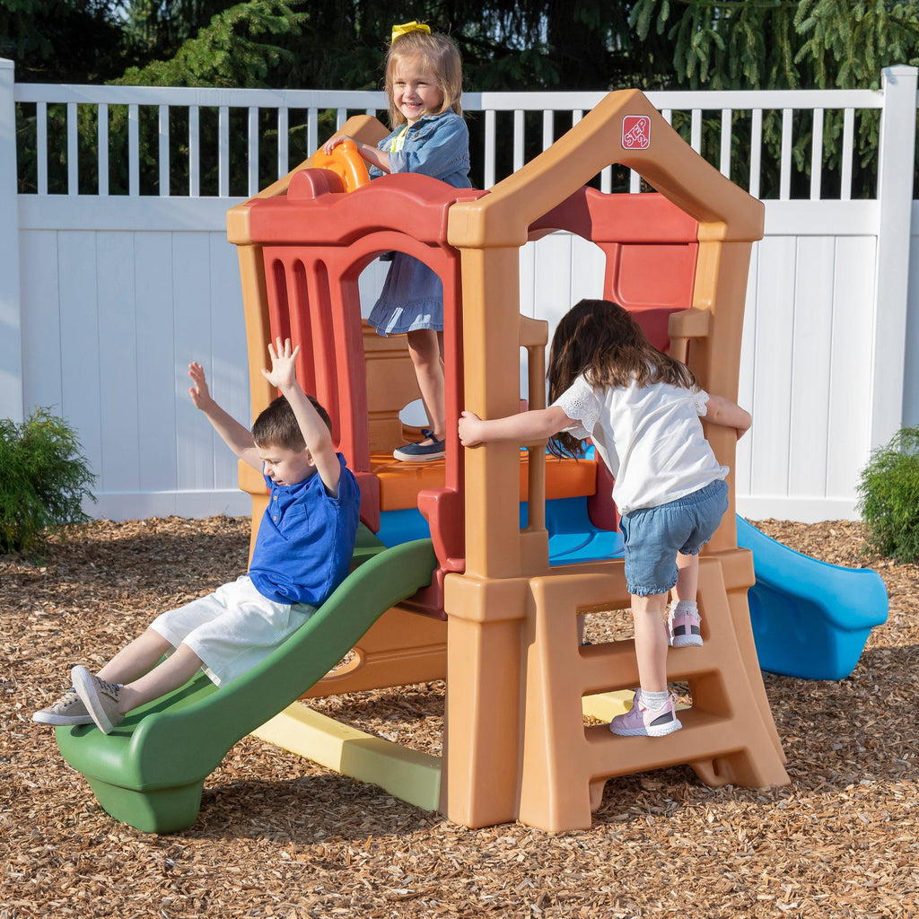 Sizetep2 Play Up Double Sizelide Climber, Toddlers