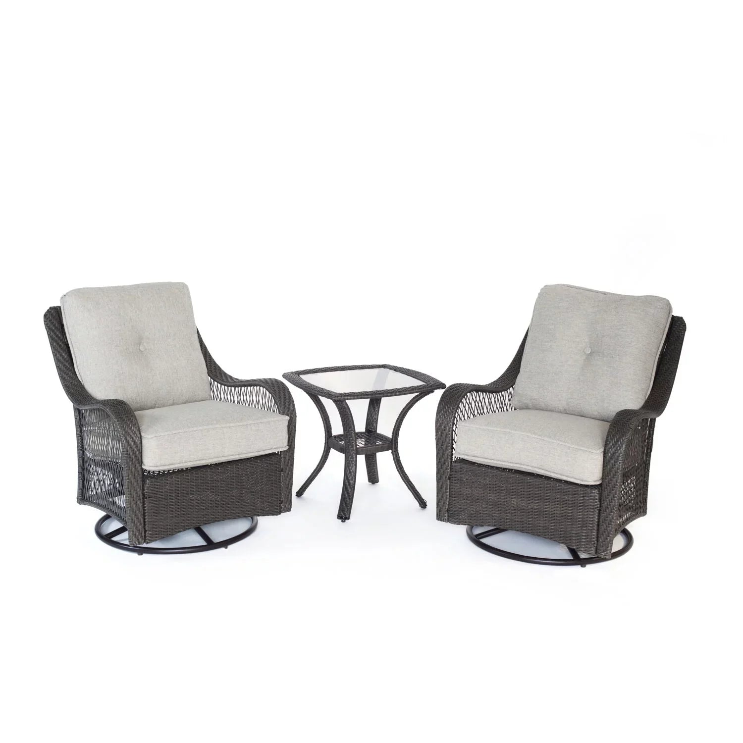 Cambridge Merritt 3-Piece Patio Chat Sizeet in Gray