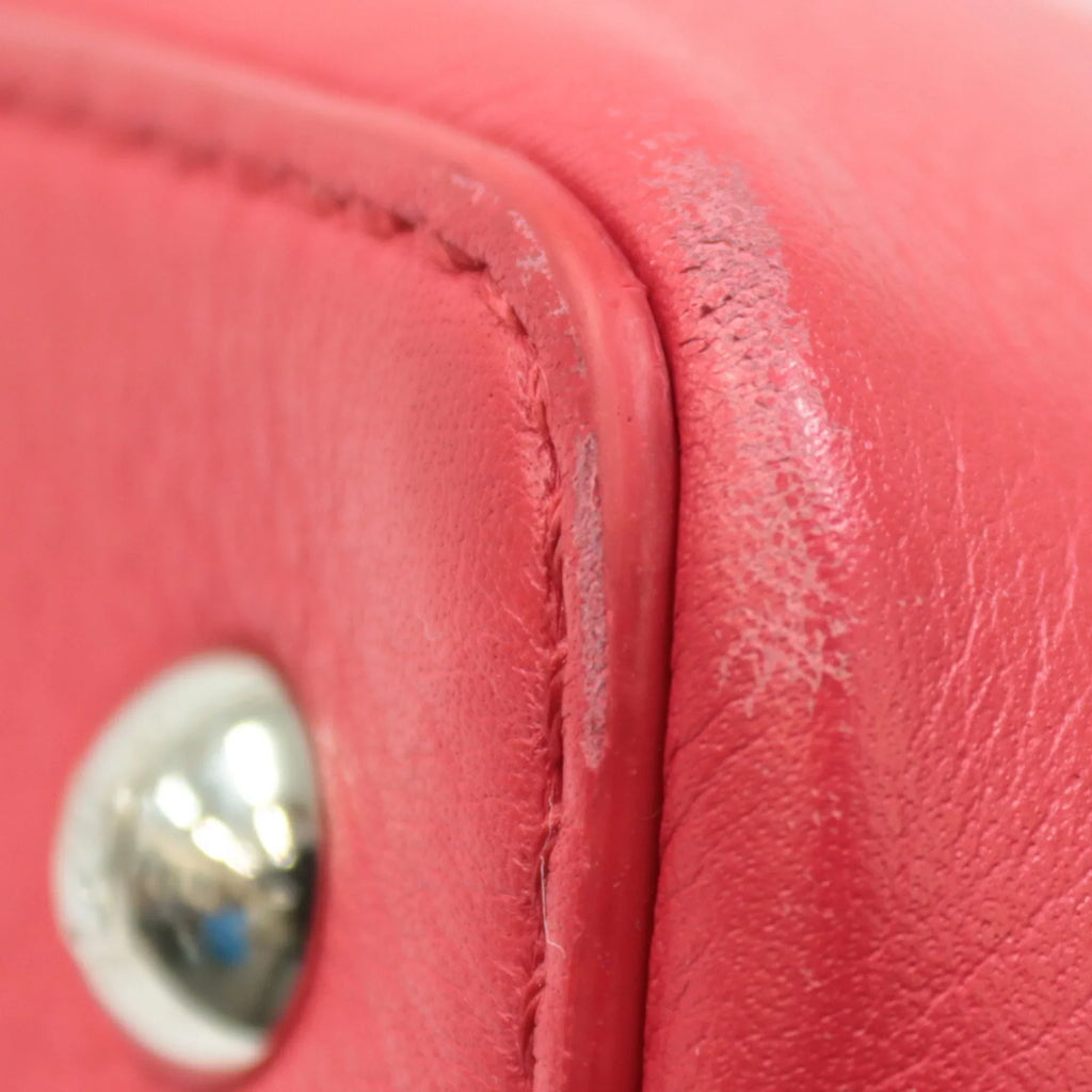 Pre-Owned FENDI Sizehoulder Bag Handbag Toujour Red Ladies (Fair)