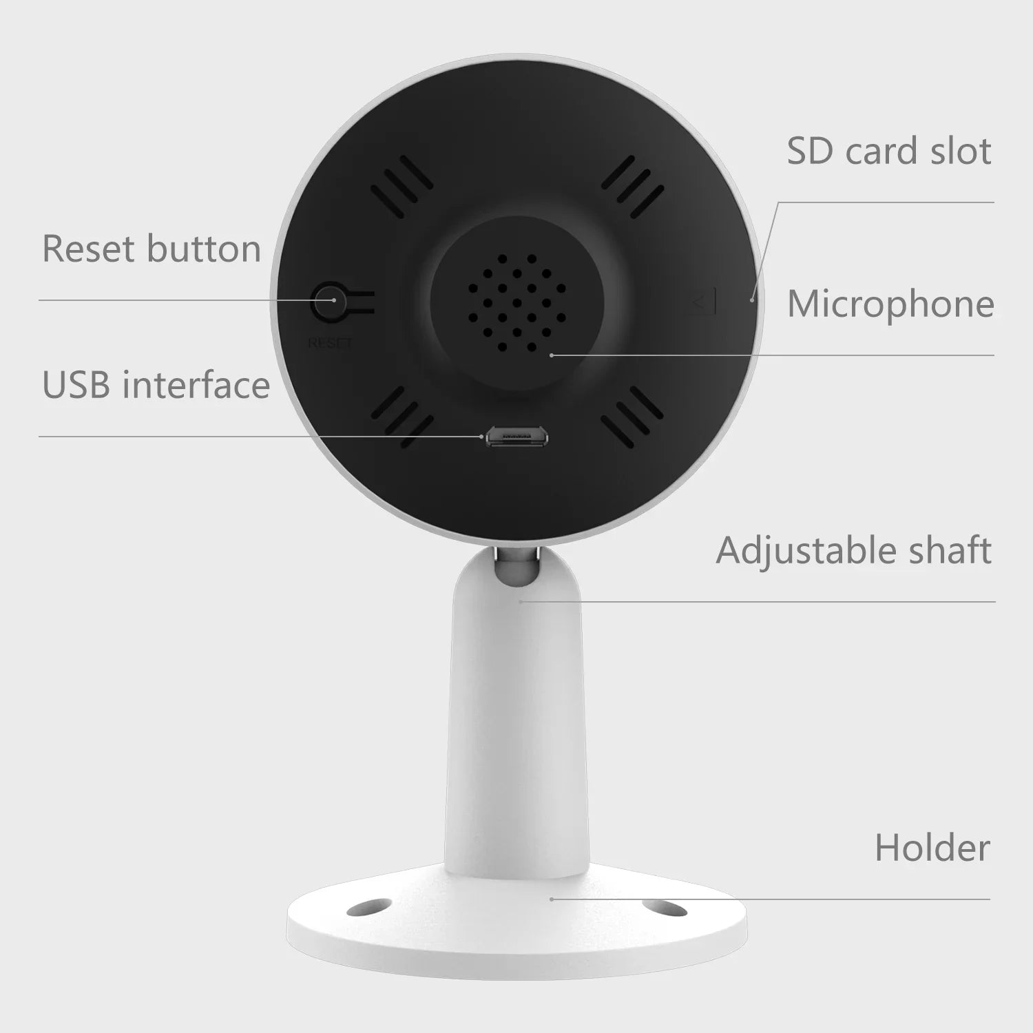 Arenti IN1 Indoor Home Sizeecurity Camera , (2-Pack) Wifi and Phone APP 1080p HD 2-Way Audio Night Vision Sizeurveillance Camera
