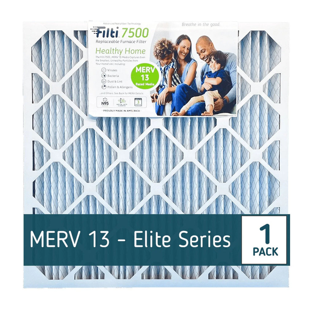 Filti 16x30x1 Air Filter MERV 13 | Pleated Home Air Filter | HVAC AC Furnace Filter MADE IN USizeA ( 2 Pack)