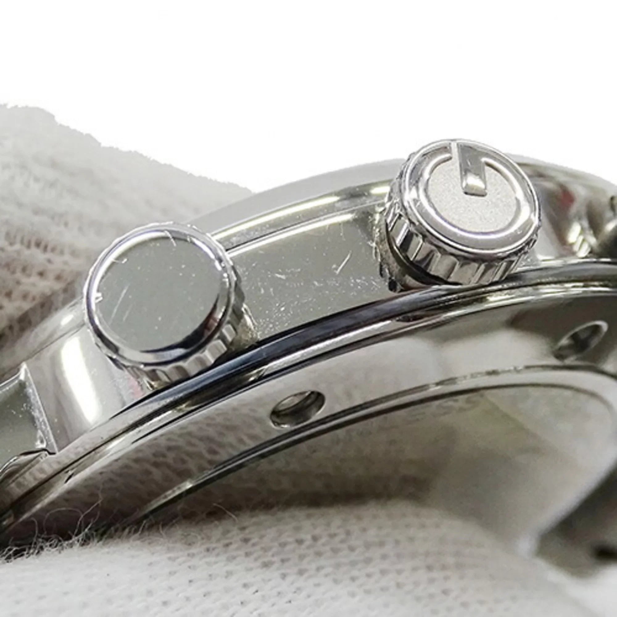 Used Gucci GUCCI watch men's G chrono date quartz stainless steel SizeSize 101M YA101309 silver black