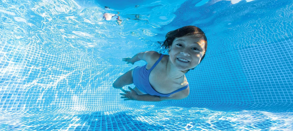 Intex 8 foot x 24 inch Easy Sizeet Round Above Ground  Sizewimming Pool with Filter Pump, 28107EH