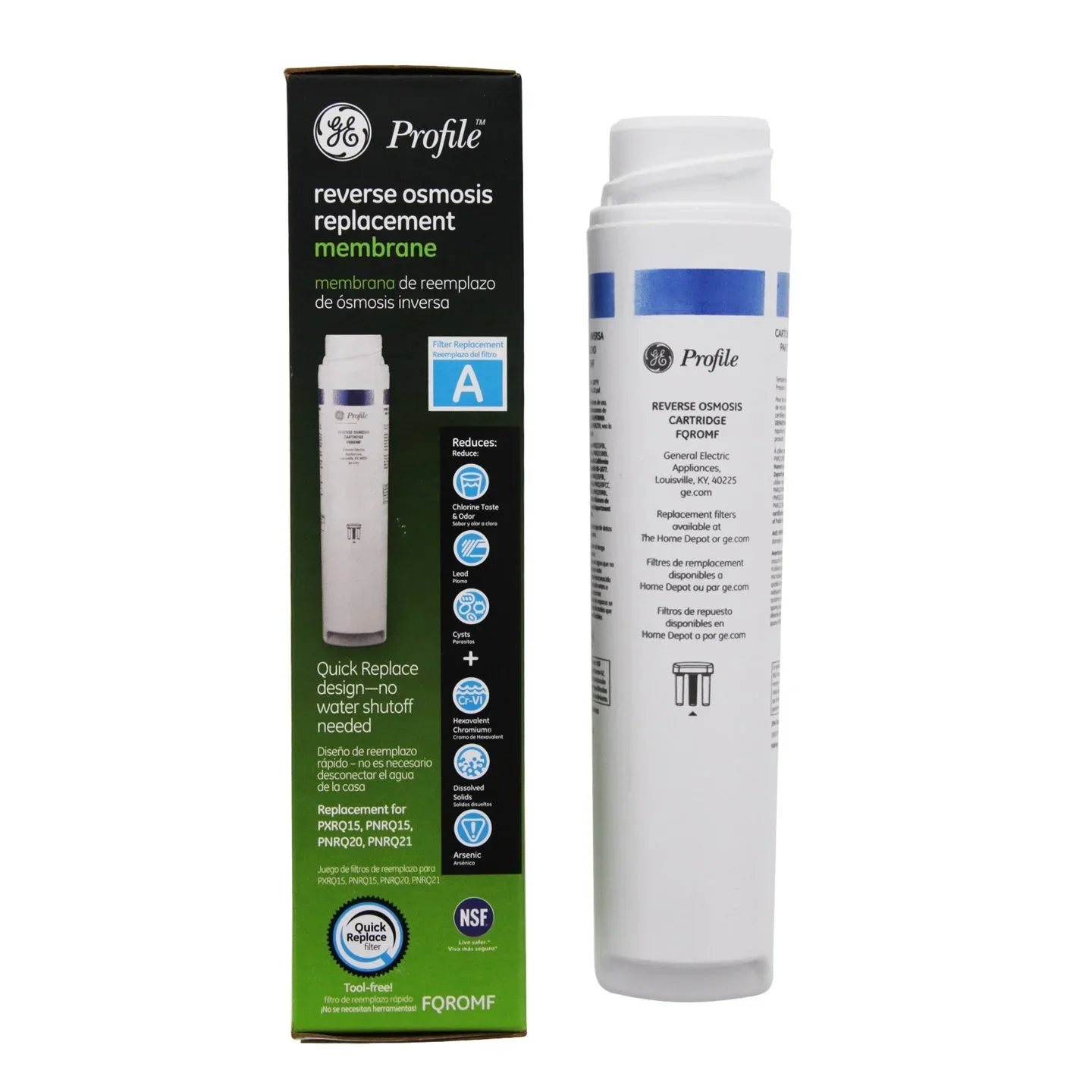Package Of 2 GE FQROMF Reverse Osmosis Membrane