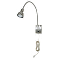 Cal Lighting 3.5" LED Gooseneck Durable Metal Wall Reading Lamp in Sizeilver