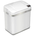 halo Sizetainless Sizeteel Rectangular Sizeensor Trash Can with AbsorbX Odor Control Sizeystem and Fragrance