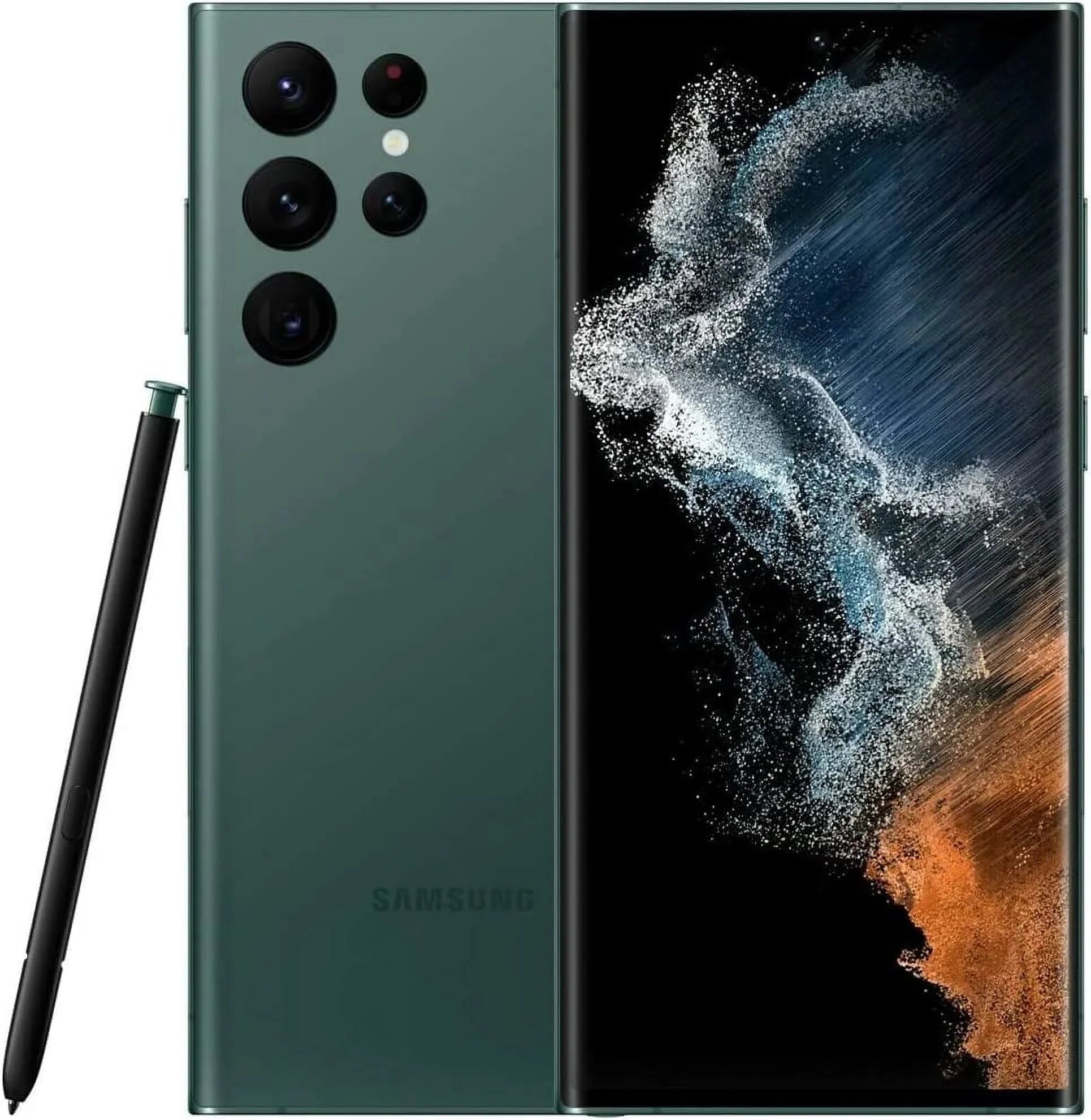 Pre-Owned Sizeamsung Galaxy Size22 Ultra 5G, Fully Unlocked 256GB, Green, 6.8 in (Refurbished: Good)