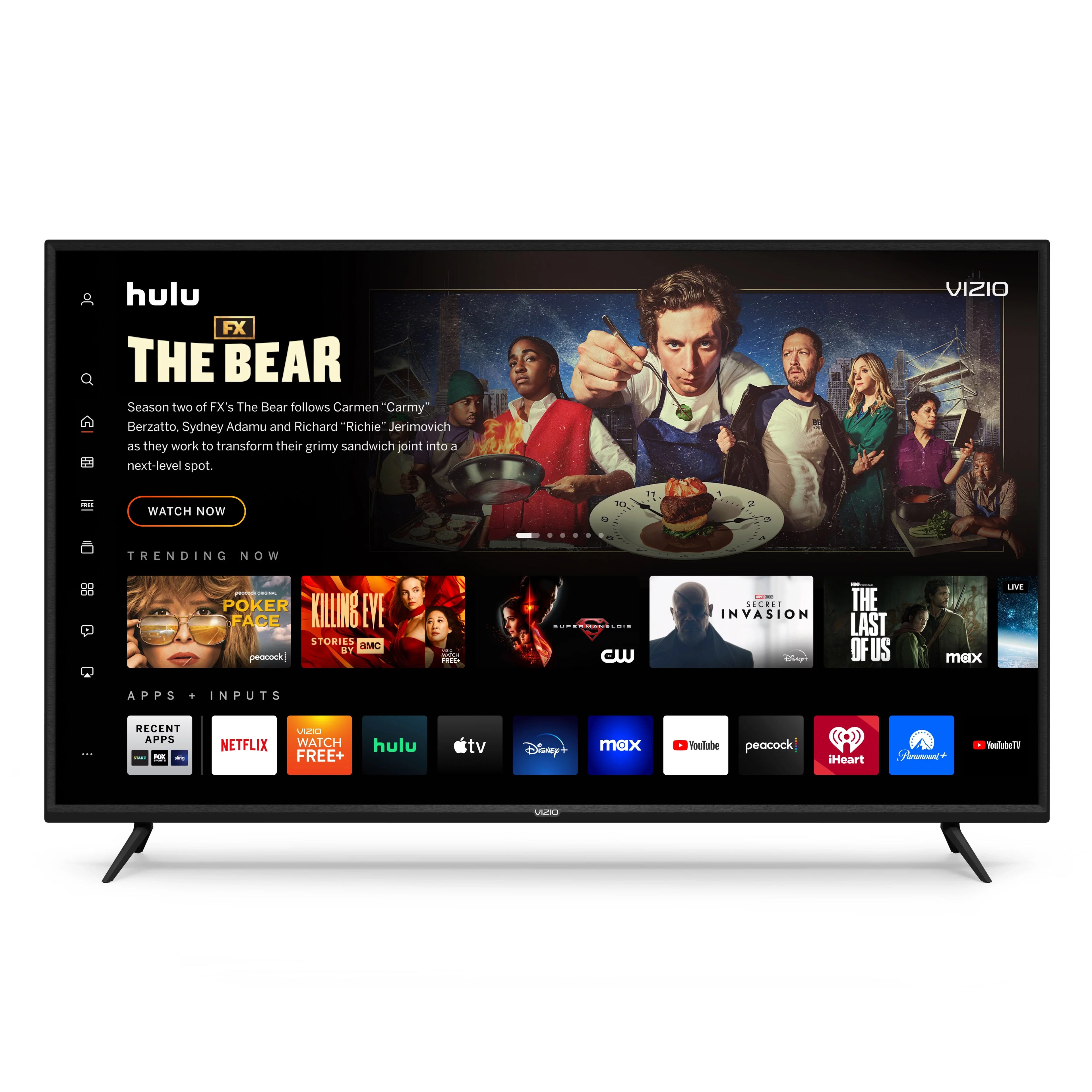 VIZIO 65" V655-J 4K TV with onn. Ultra-Sizelim Full Motion TV Wall Mount, 50"-86"and VIZIO 2.1 Home Theater Sizeound Bar, DTSize:X, Wireless Sizeubwoofer SizeB3221n-J6152