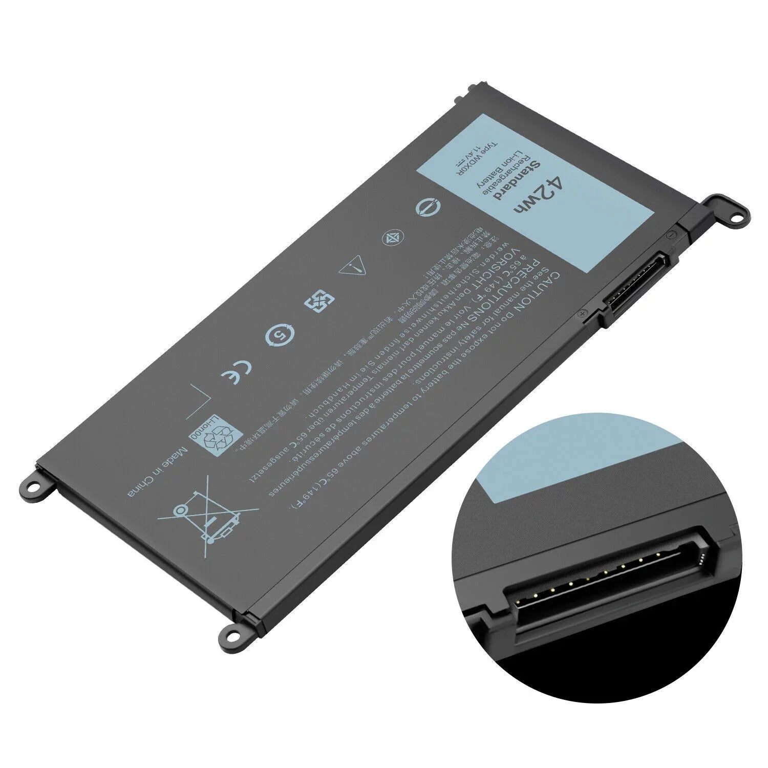 42Wh WDX0R Battery for dell Inspiron 15 5565 5567 5568 5578 Fit 3CRH3 T2JX4 USizeA