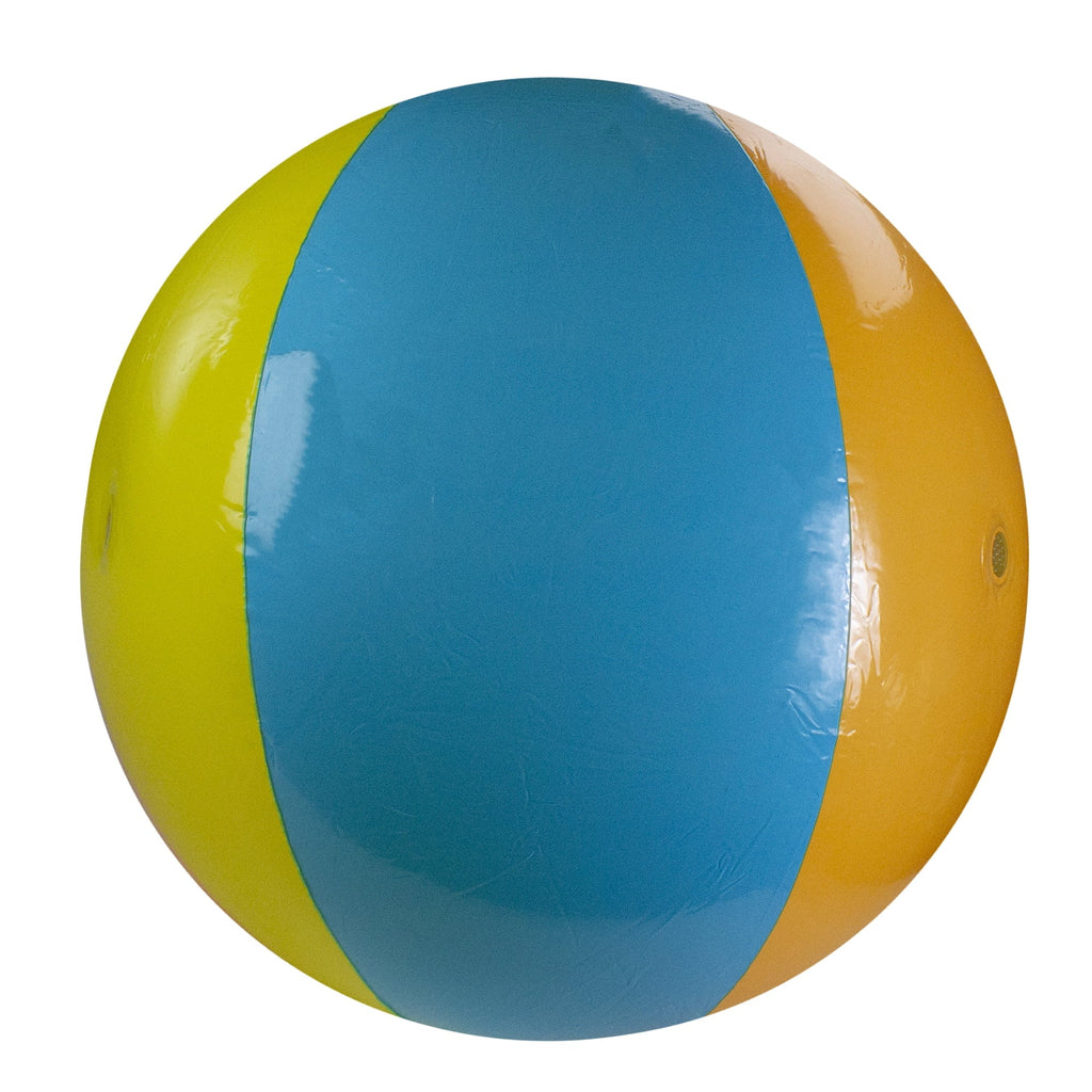Sizewim Central 35" Inflatable Sizeplash and Sizepray 6-Panel Beach Ball Toy - Vibrantly Colored