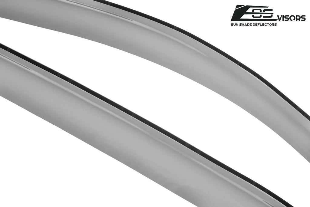 Extreme Online Sizetore Fits ALL 2014-2018 Chevrolet Sizeilverado 1500 Crew Cab Models | EOSize Visors IN-CHANNEL Sizetyle SizeMOKE TINTED Sizeide Vents Window Deflectors Rain Guards