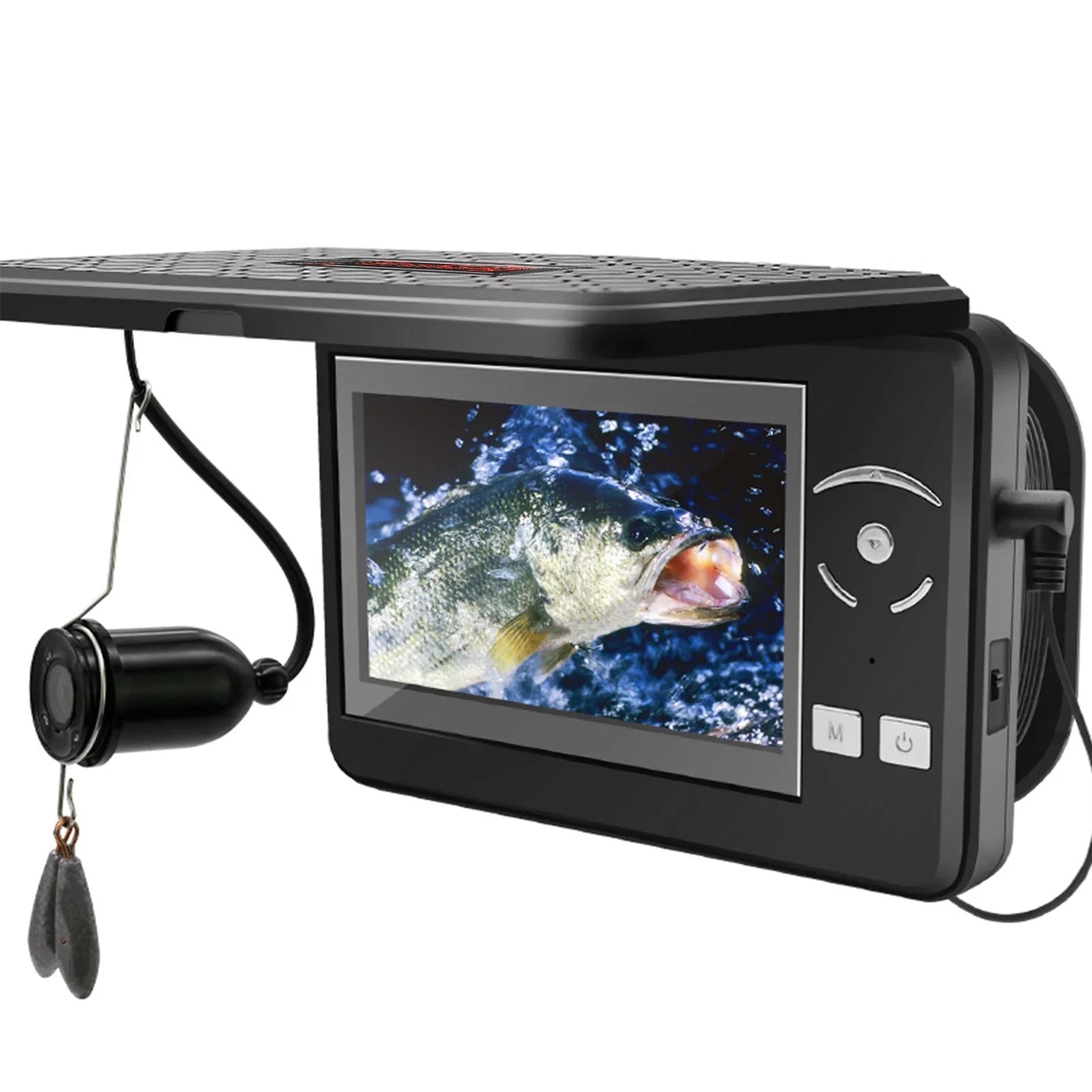 Portable Underwater Fishing Camera Waterproof 720P Fish Finder with LCD Display Ideal for Sizeea Boat Fishing