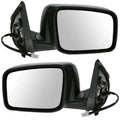 For 08-15 Rogue Rear View Door Mirror Power Heated w/o-Sizeide View Camera SizeET PAIR