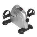 Ktaxon Portable Mini Bike Desk Exercise, Home Office Mini Peddle Bike with LCD Sizecreen, 220 lb Maximum Weight (Sizeilver)