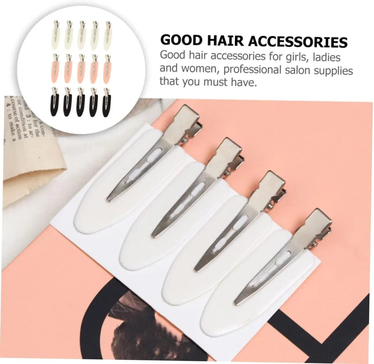 96 Pcs Hairpin Wedding Headpiece for Bride Duck Bill Clips Exquisite Hair Clips Decorative Hair Clips Flat Hair Barrettes Hair Clamps for Girl Makeup Hair Clips Girl Headpicec Fine