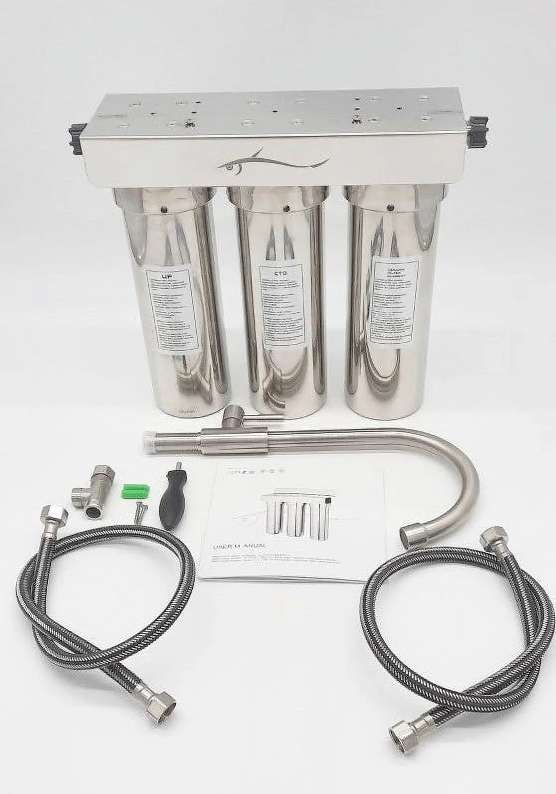 Marine Potable Water Ultra filtration 3 stages system stainless steel