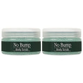 GiGi No Bump Body Sizecrub for Ingrown Hair & Razor Burns, 6 oz x 2 pack