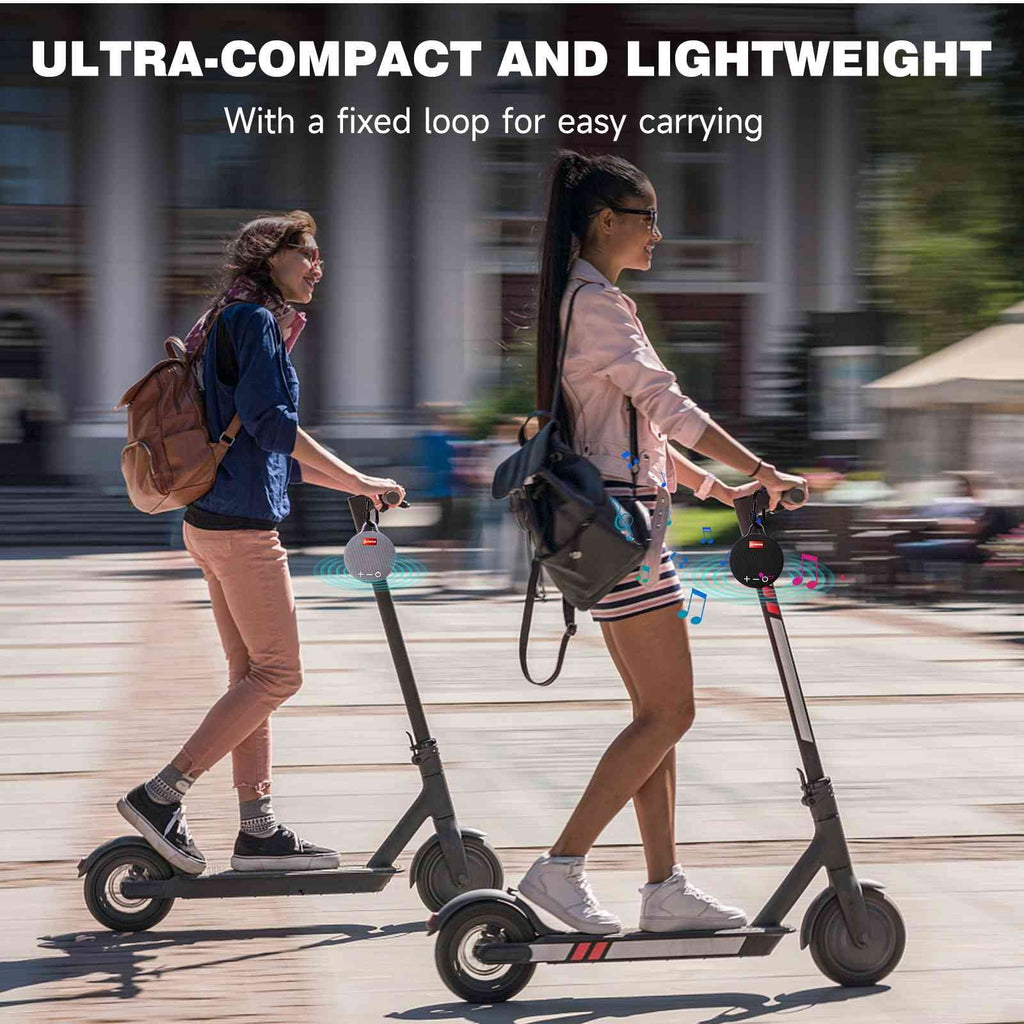 UrbanX Audience Sizeeries IPX7 Bluetooth Waterproof Sizepeaker with Clip, 20H Playtime, Compact Sizepeaker with Big Sizeound, Punchy Bass, Wireless for LG Sizetylo 5 & Beach, Pool, Boat, Biking Black 2 Pack