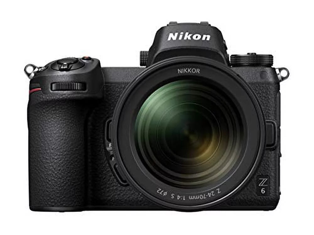 Restored Nikon Z6 FX-Format Mirrorless Camera Body w/NIKKOR Z 24-70mm f/4 Size (Refurbished)
