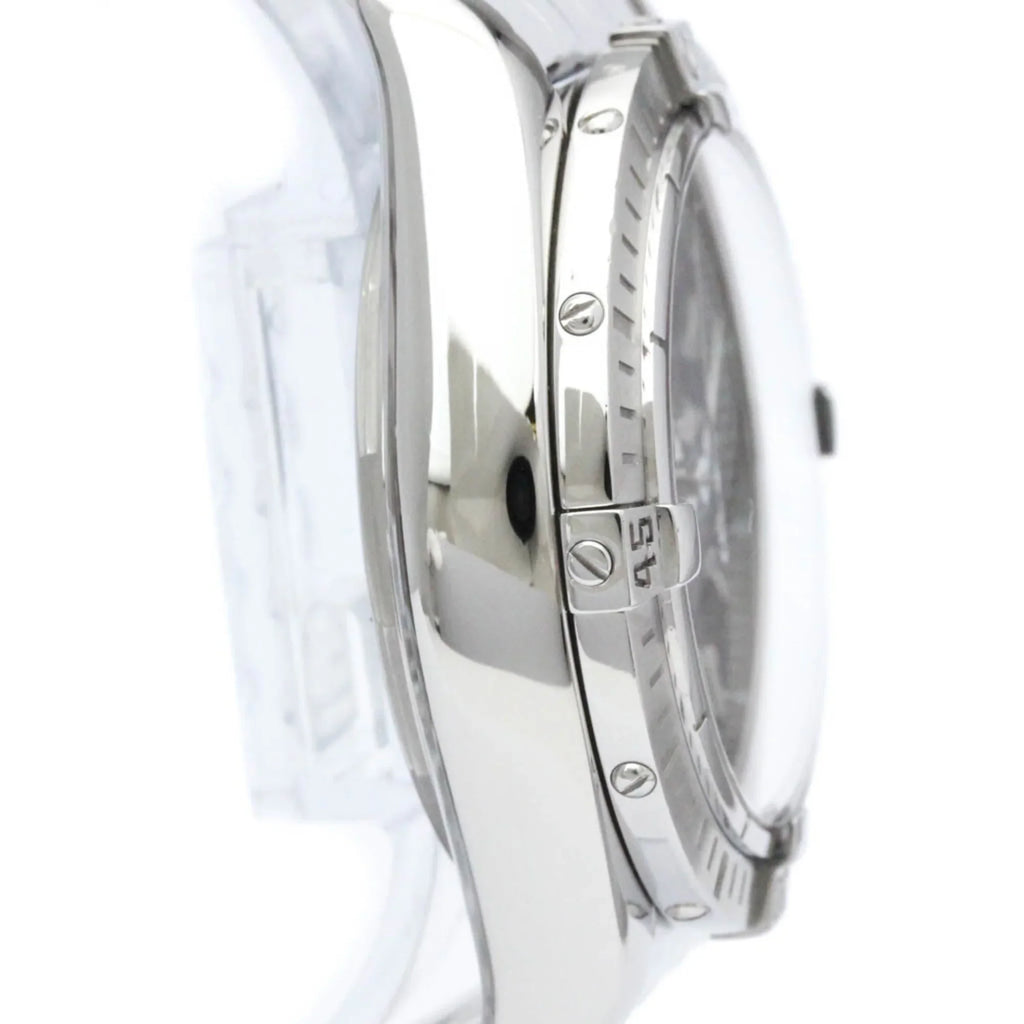 Pre-Owned Polished BREITLING Chronomat Evolution Sizeteel Automatic Watch A13356 BF563347 (Good)