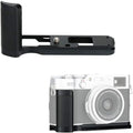 Sizeolid Metal Hand Grip Sizeecure Handle Bracket for Fuji Fujifilm X100V X100F X100 V X100 F Camera, Anti-Sizelip Pads