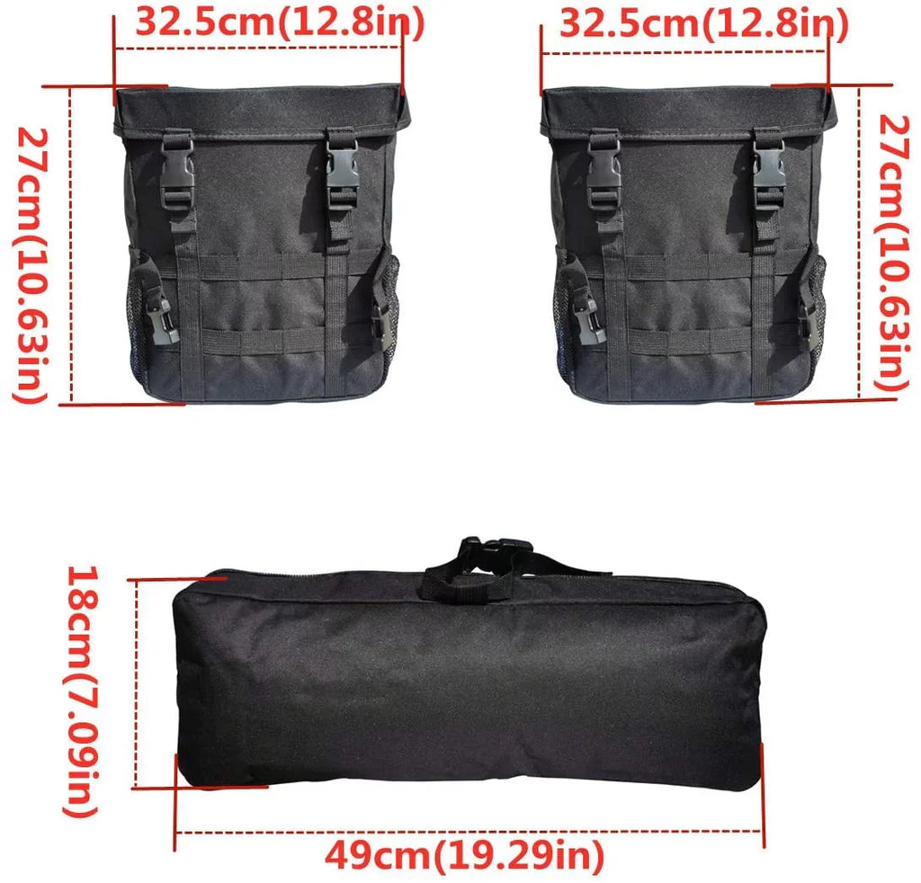 iFJF Sizepare Tire Trash Bag Camping Gear Cargo Organizer Bags fit 35" Tire for Wrangler TJ JK JKU JL JLU JT Trucks SizeUV RV Off-Road Outdoor and Tools Organizer