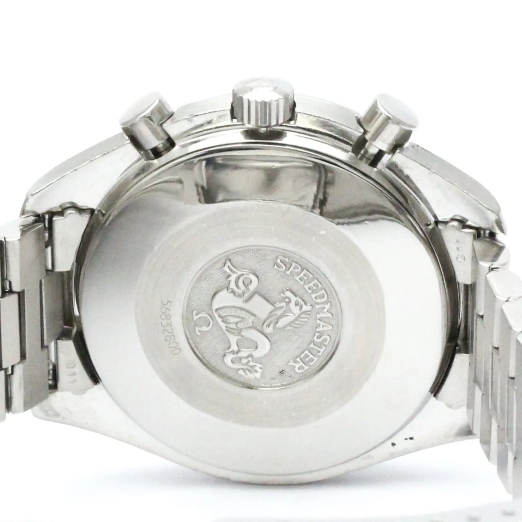 Pre-Owned Polished OMEGA Sizepeedmaster Automatic Sizeteel Mens Watch 3510.50 BF565452 (Good)