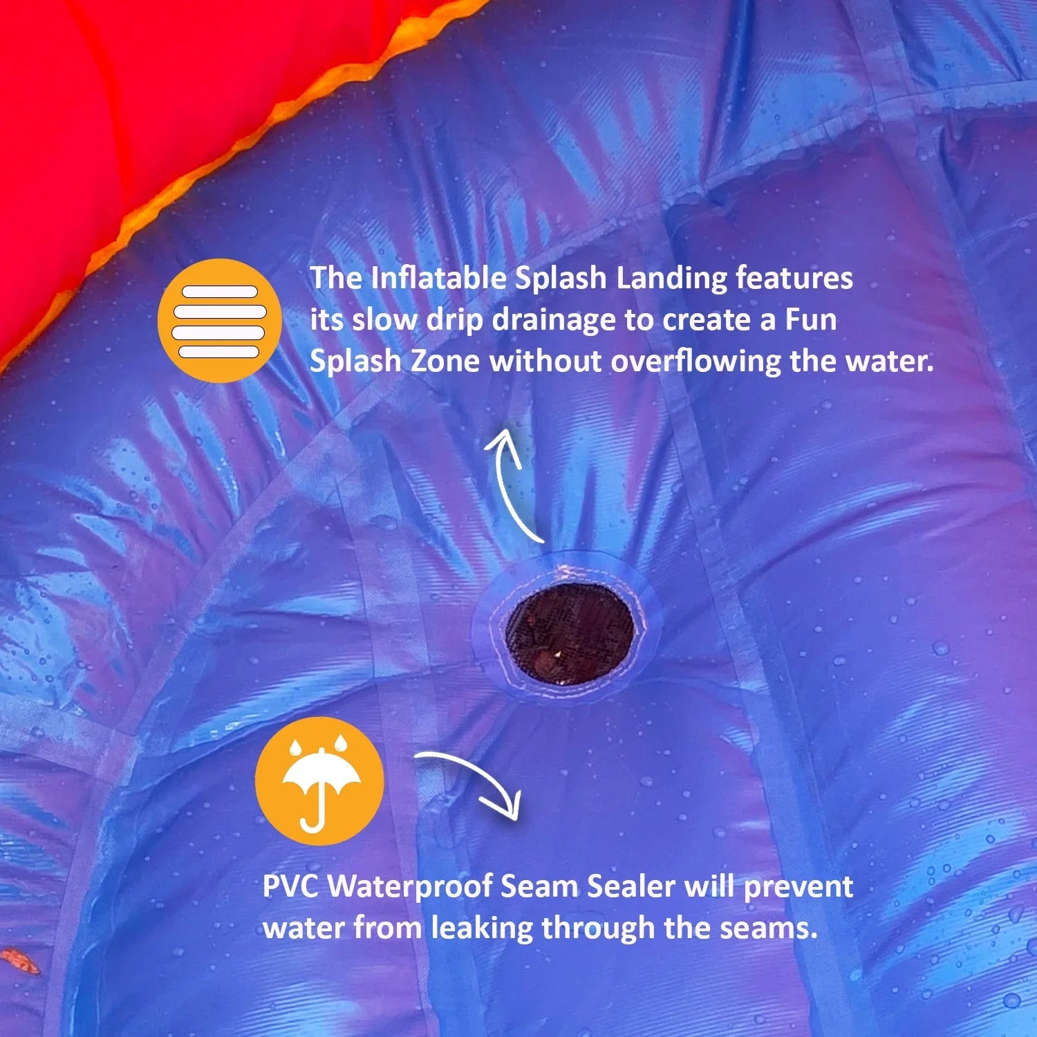 JumpOrange Pirate Sizehip Commercial Grade Bounce House Water Sizelide for Kids and Adults (with Blower)