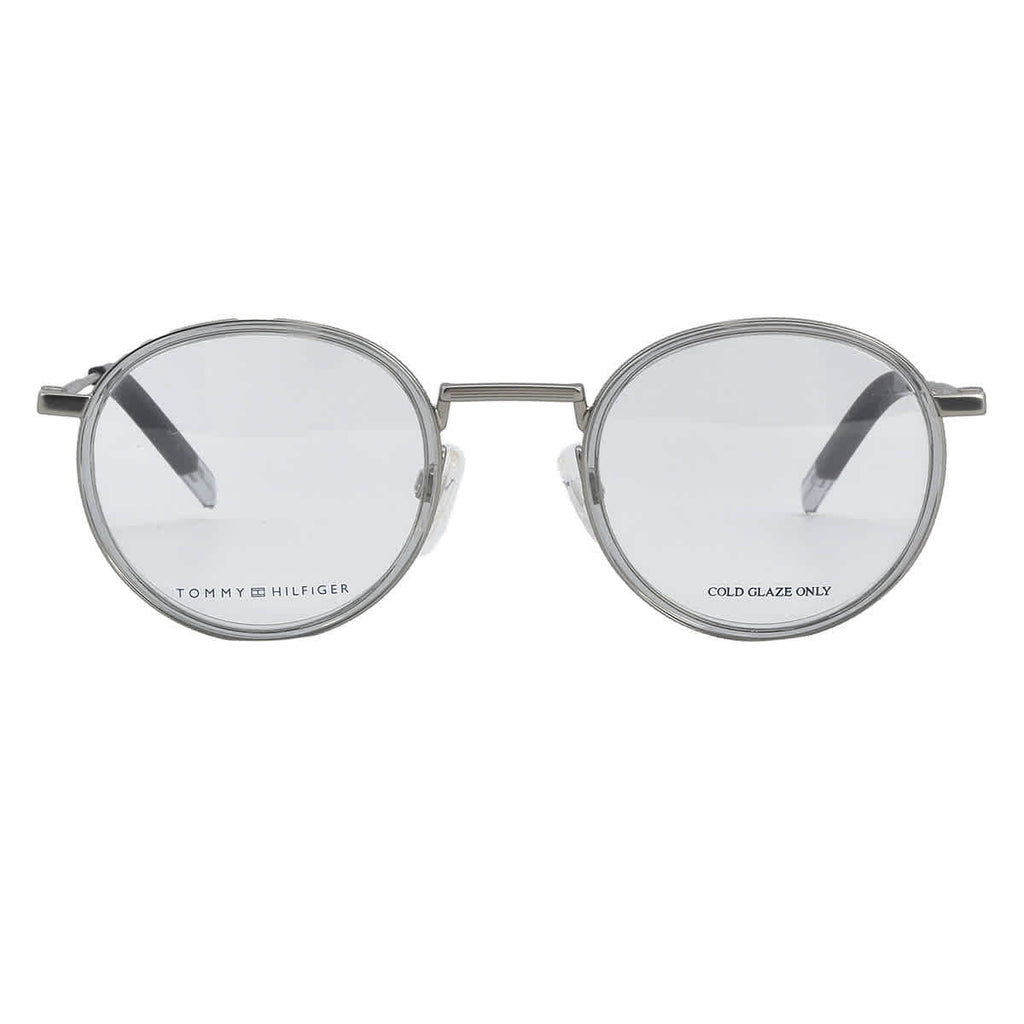 Tommy Hilfiger TH 1815 0KB7 00 Women's Grey Round Metal Eyeglasses